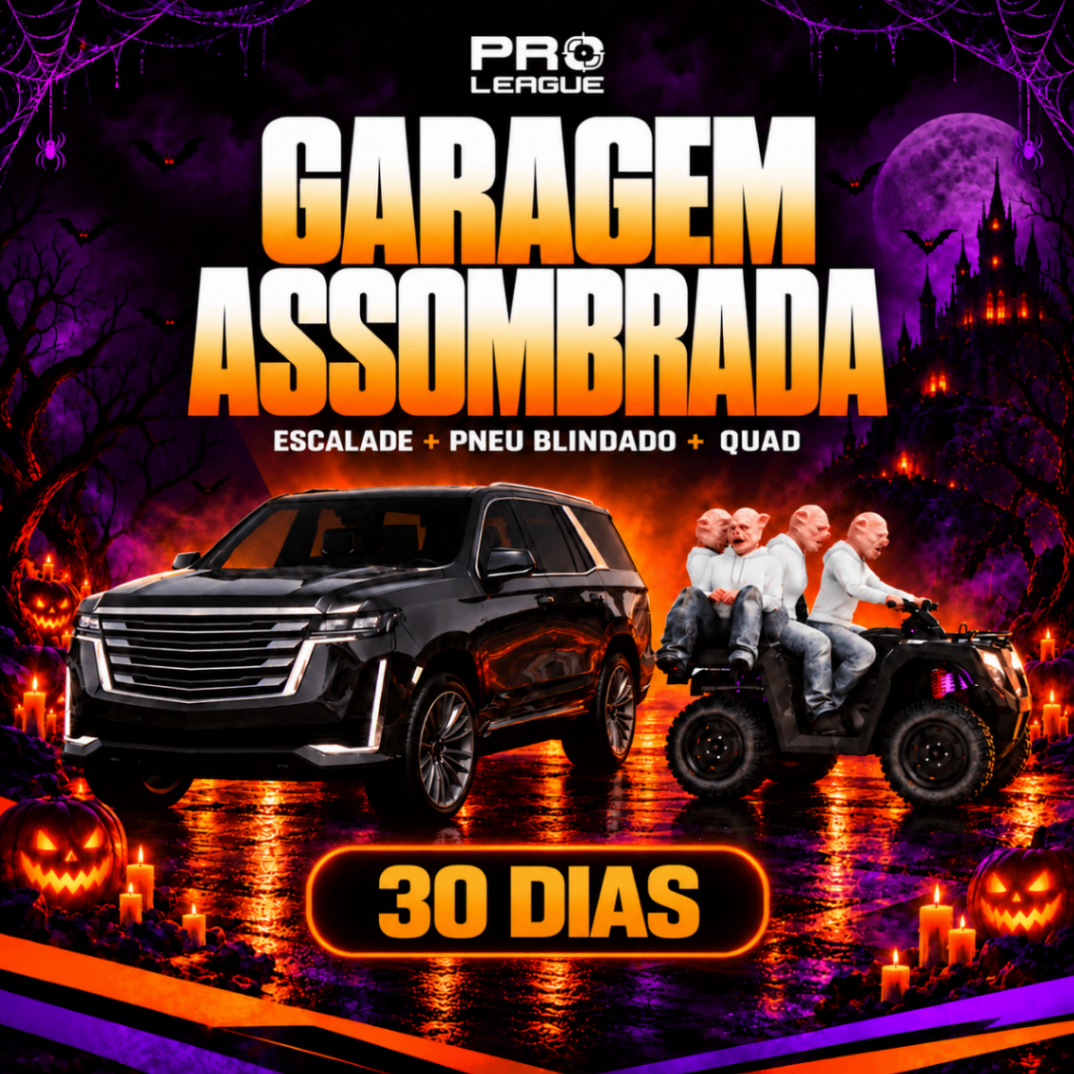 COMBO GARAGEM ASSOMBRADA