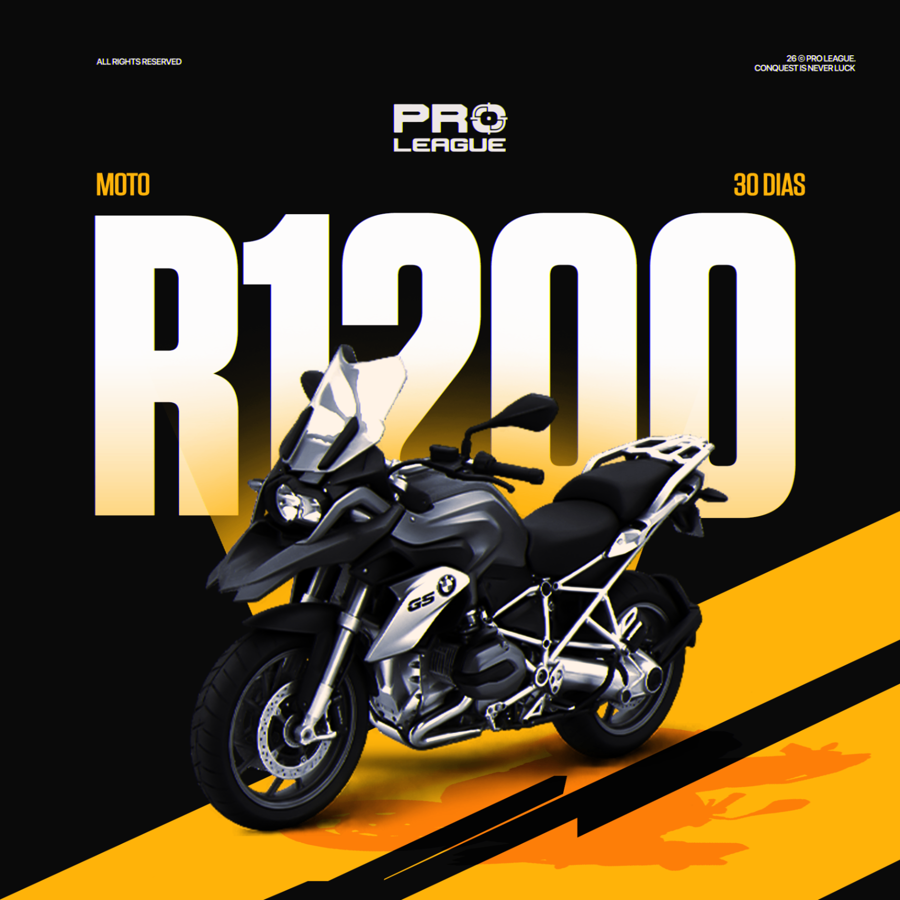 MOTO R1200 - 30 DIAS