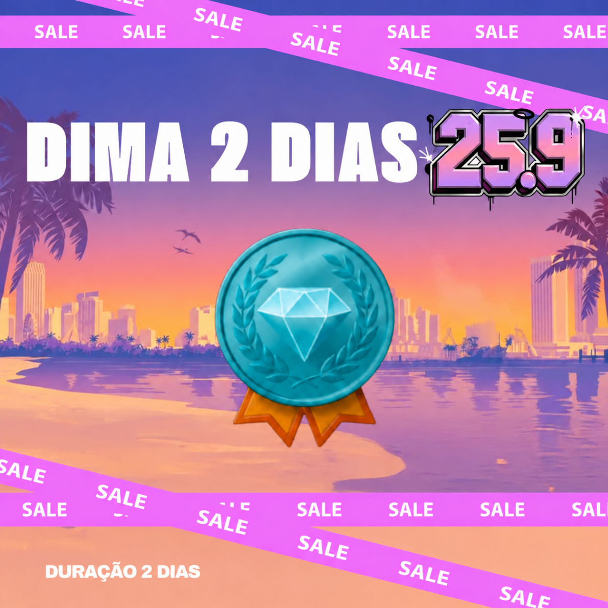 VIP DIAMANTE - 2 DIAS PROMO 25.9