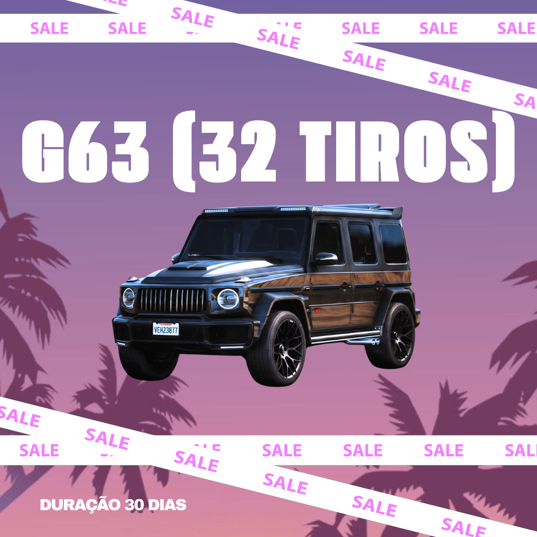 PROMO G63 + PNEU BLINDADO 30 DIAS